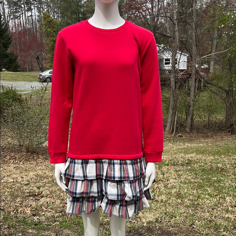 NWOT Vineyard Vines Red sweatshirt dress